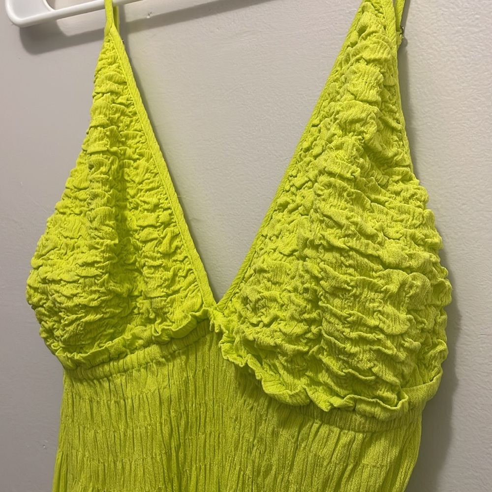 NEW Salty Lemon sheer maxi dress, medium